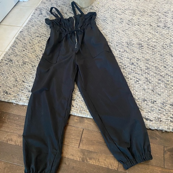 None Pants - Women's Black Jumpsuit Like New XL
